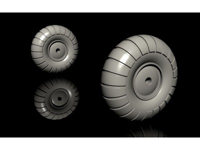 Fw 189A-1/-2-Mainwheels Set/f.ICM kit
