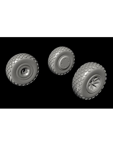 P-40 Wheels-Cross Tread f.Special Hobby