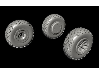 P-40 Wheels-Cross Tread f.Special Hobby