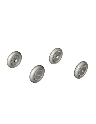Bf 109G-6 Wheel set (smooth and ribbed tyres)