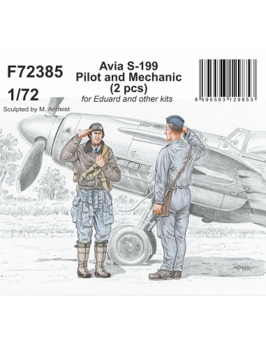 Avia S-199 Pilot and Mechanic for Eduard and...