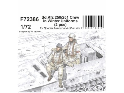 Sd.Kfz 250/251 Crew in Winter Uniforms 1/72