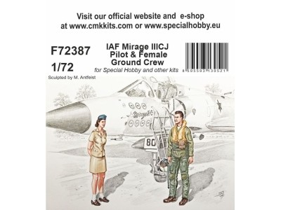 IAF Mirage IIICJ Pilot & Female Ground Crew