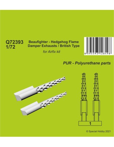 Beaufighter - Hedgehog Flame Damper Exhausts /...