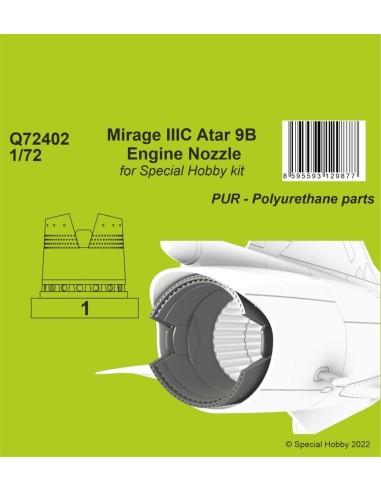 Mirage IIIC Atar 9B Engine Nozzle for Special...