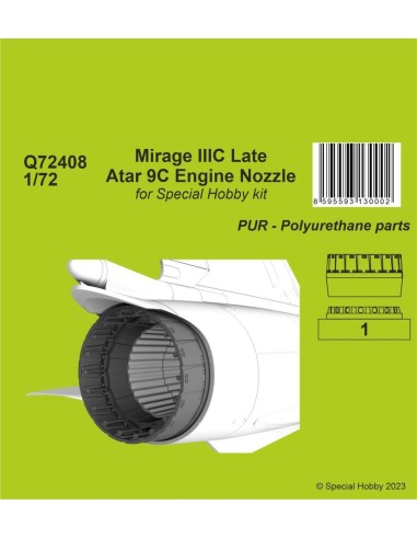 Mirage IIIC Late - Atar 9C Engine Nozzle 1/72