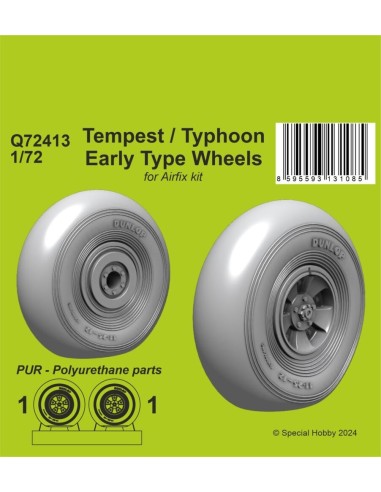 Tempest/Typhoon Early type Wheels 1/72