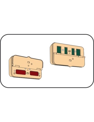 German WWII distance rear lights NOTEK