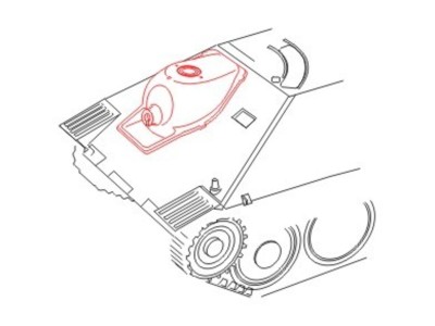 Jagdpanzer 38 Hetzer Gun Mantlet Late P.