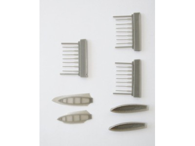 Bismarck 6 m Cutter 2pcs. f.TRU 1/200