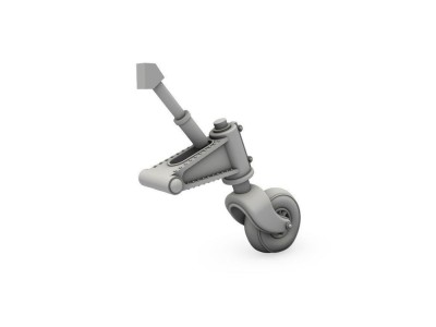 Reggiane Re 2000 Tailwheel with Strengthened Leg