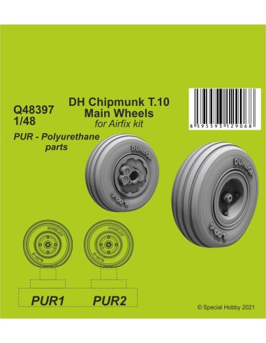 DH Chipmunk T.10 Main Wheels