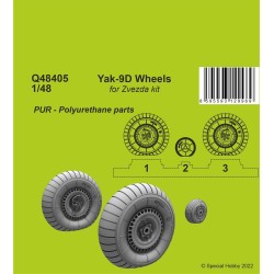 Yak-9D Wheels