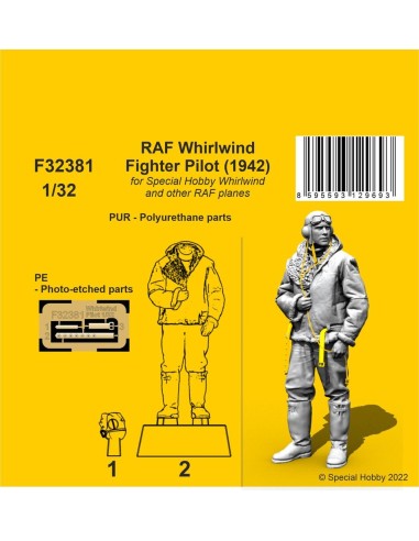 RAF Whirlwind Fighter Pilot (1942) 1/32