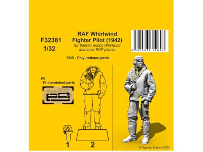 RAF Whirlwind Fighter Pilot (1942) 1/32
