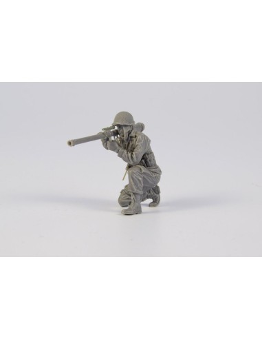 American soldier with M18 47mm Recoilles Rifle...