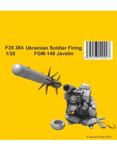Ukrainian Soldier Firing FGM-148 Javelin