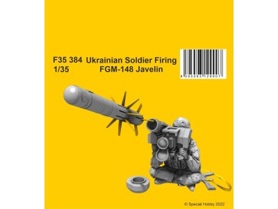 Ukrainian Soldier Firing FGM-148 Javelin