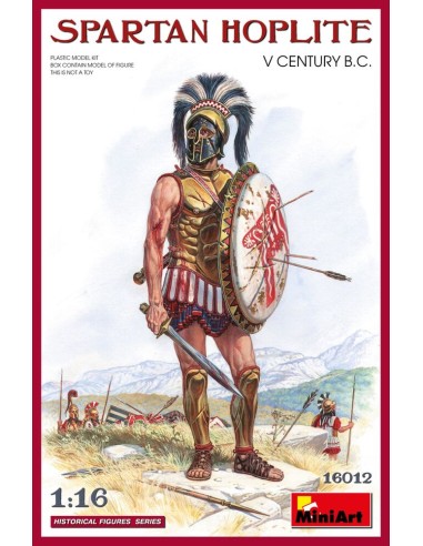 Spartan Hoplite. V CENTURY B.C.