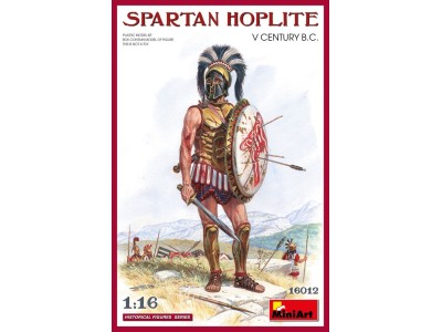Spartan Hoplite. V CENTURY B.C.