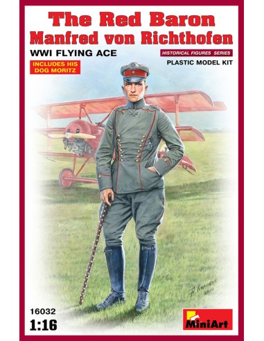 Red Baron. Manfred von Richthofen.WW1 Flying Ace