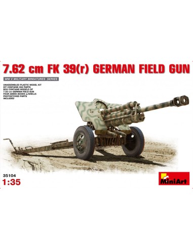 7,62 cm F.K. 39  German Field Gun