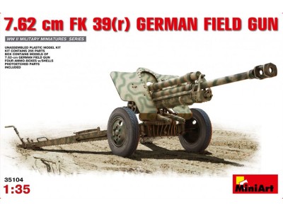 7,62 cm F.K. 39  German Field Gun