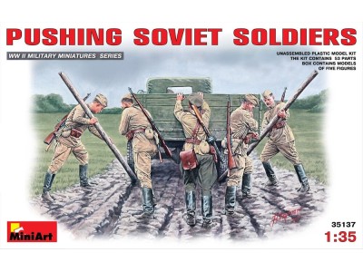 Pushing Soviet Soldiers