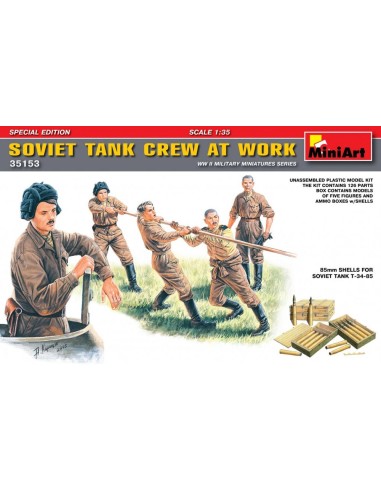 Soviet Tank Crew at Work. Special Edition