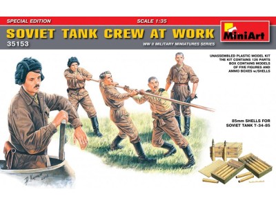 Soviet Tank Crew at Work. Special Edition