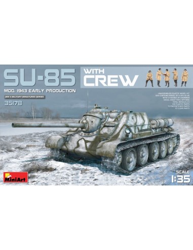 SU-85 Mod. 1943 (Early Production) w/Crew