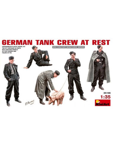 German Tank Crew at Rest
