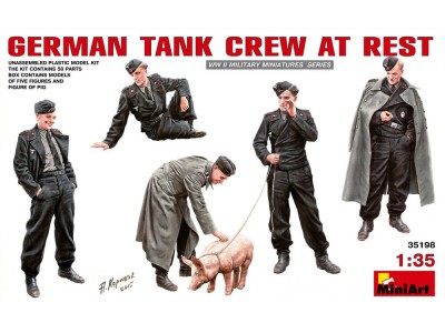 German Tank Crew at Rest