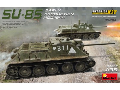 SU-85 Mod. 1944(Early Production)w/ Interior Kit
