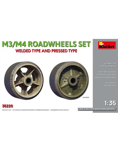 M3/M4 Roadwheels Set Welded Ttype And Pressed Type