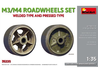 M3/M4 Roadwheels Set Welded Ttype And Pressed Type