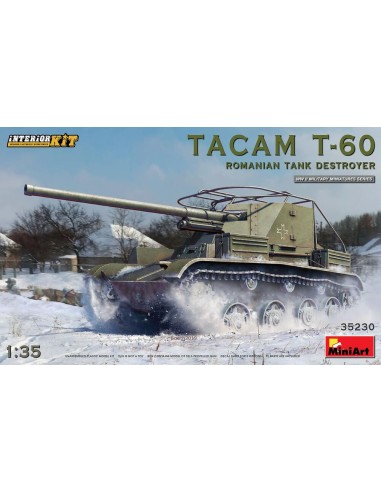 Tacam T-60 Romanian Tank Destroyer. Interior Kit