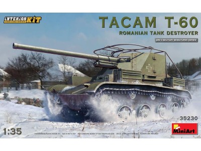 Tacam T-60 Romanian Tank Destroyer. Interior Kit