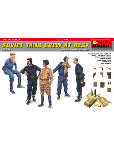 Soviet Tank Crew at Rest.Special Edition