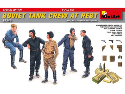 Soviet Tank Crew at Rest.Special Edition