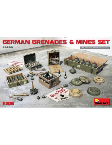 German Grenades & Mines Set