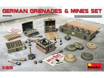 German Grenades & Mines Set