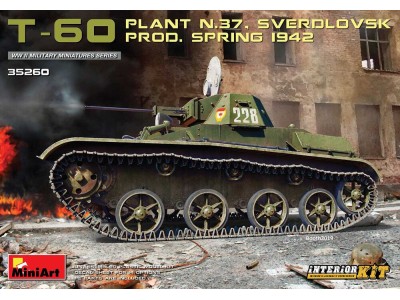 T-60 (Plant ?.37) Prod.Spring 1942. Interior Kit