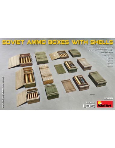 Soviet Ammo Boxes w/Shells