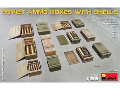 Soviet Ammo Boxes w/Shells