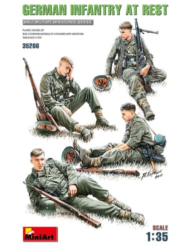 German Infantry at Rest