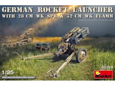German Rocket Launcher w/28cmWK Spr&32cmWK Flamm