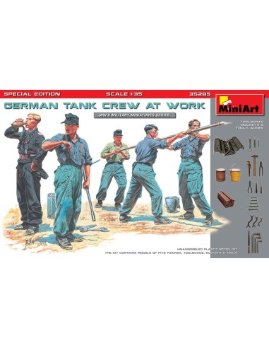 German Tank Crew at Work. Special Edition