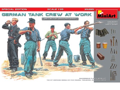 German Tank Crew at Work. Special Edition