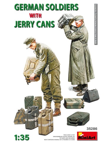 German Soldiers w/Jerry Cans